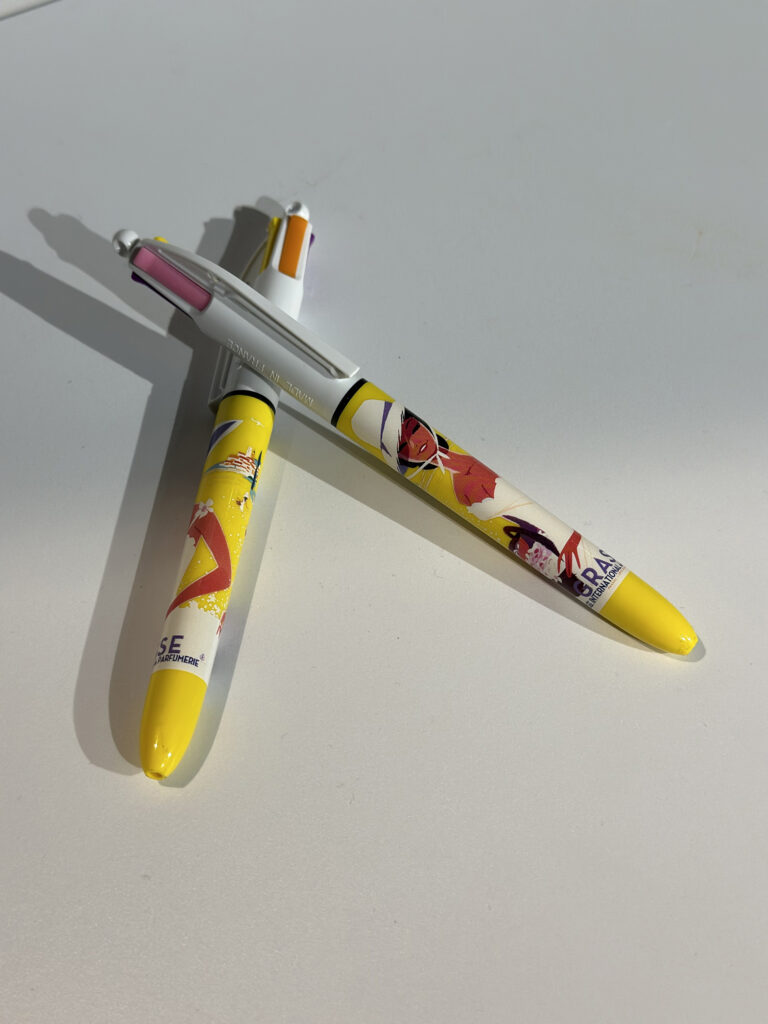 STYLO BIC 4 COULEURS JAUNE MONSIEUR Z