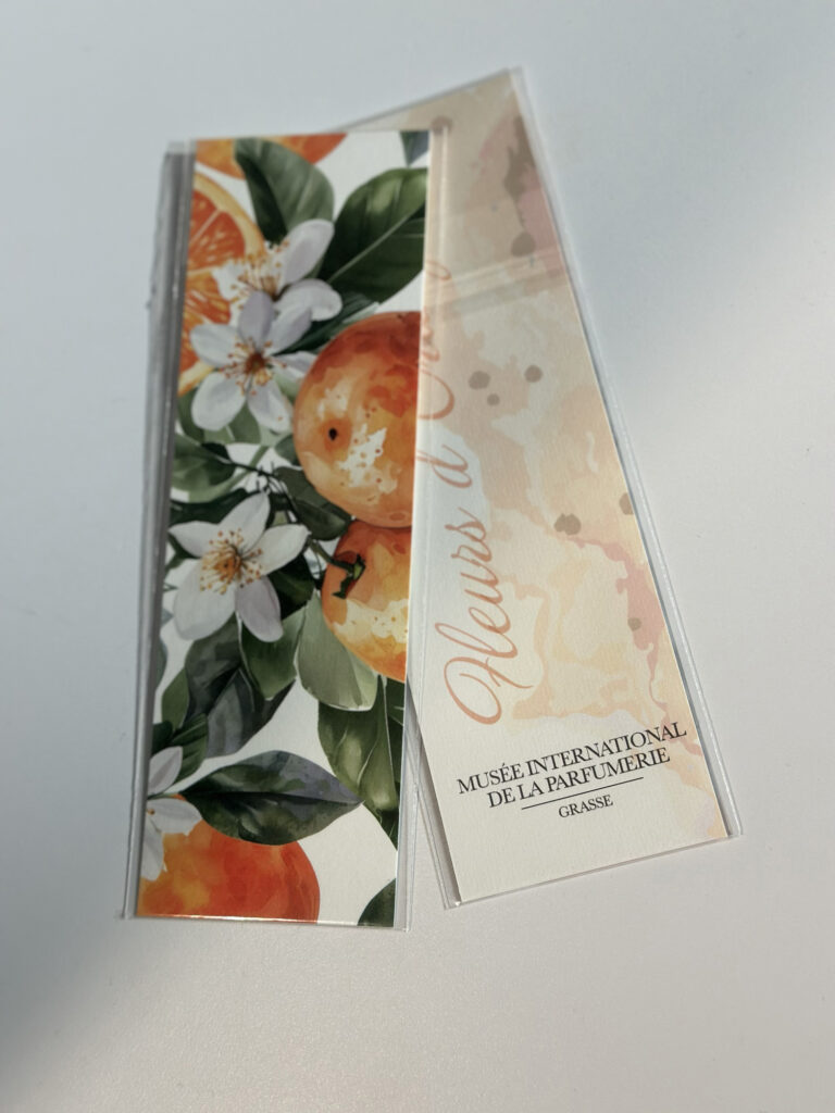MARQUE PAGE PARFUME NEROLI