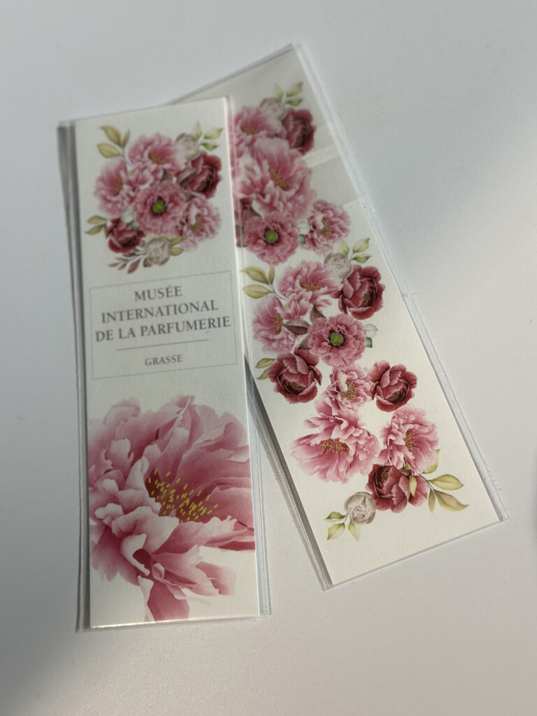 MARQUE PAGE PARFUME ROSE