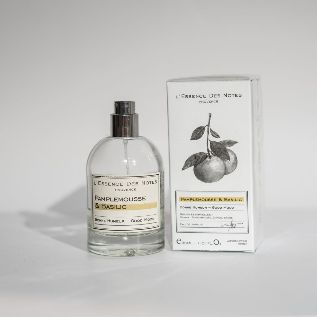 EAU DE PARFUM L'ESSENCE DES NOTES "PAMPLEMOUSSE - BASILIC" 30 ML