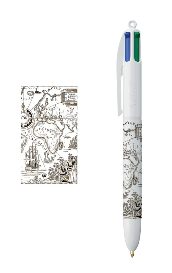 STYLO BIC 4 COULEURS CARTE CHIRIS