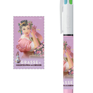 STYLO BIC 4 COULEURS MONSIEUR Z ROSE FRAGO