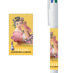 STYLO BIC 4 COULEURS MONSIEUR Z JAUNE FRAGO