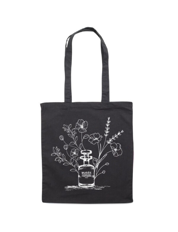 TOTE BAG NOIR MUSEE INTERNATIONAL DE LA PARFUMERIE