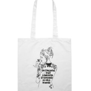 TOTE BAG BLANC MUSEE INTERNATIONAL DE LA PARFUMERIE