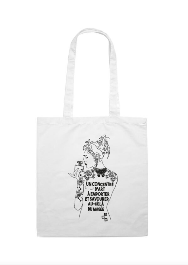 TOTE BAG BLANC MUSEE INTERNATIONAL DE LA PARFUMERIE