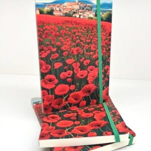 CARNET A6 "LES COQUELICOTS"