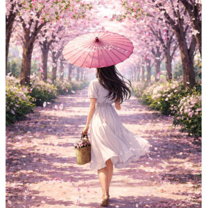 AFFICHE CERISIER 50x70