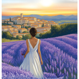 AFFICHE LAVANDE 50X70